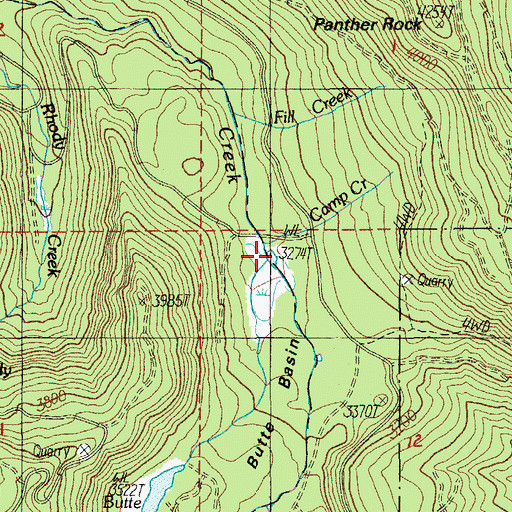 Topographic Map of Murphy Camp, OR