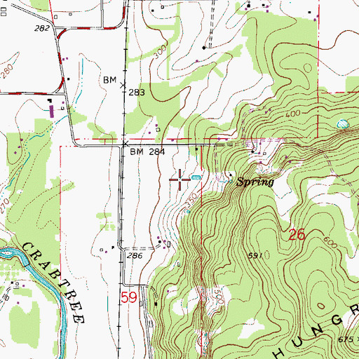 Topographic Map of Kirkpatrick Reservoir, OR