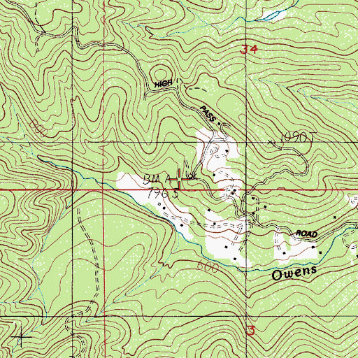 Topographic Map of Estrup (historical), OR