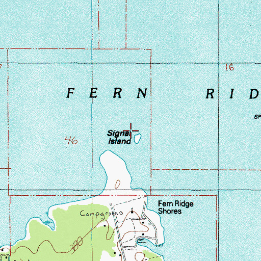 Topographic Map of Signal Island, OR