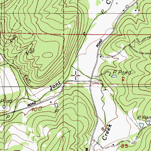 Topographic Map of Johnson Reservoir, OR
