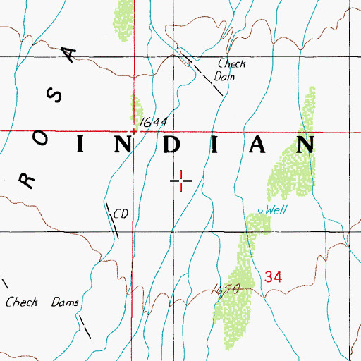 Topographic Map of Sil Nakya Wash, AZ