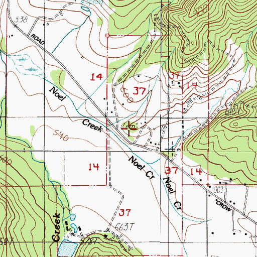 Topographic Map of Stephens S S Heirs Cemetery, OR