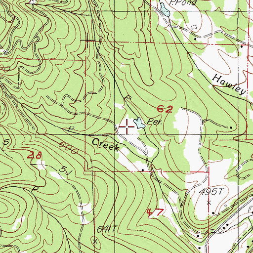 Topographic Map of Rambo Reservoir, OR