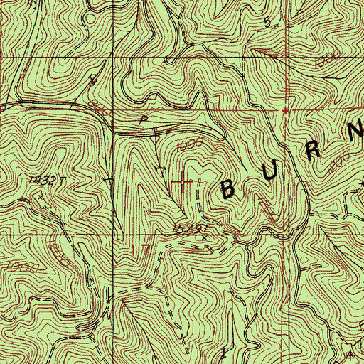 Topographic Map of Yellow Lookout, OR