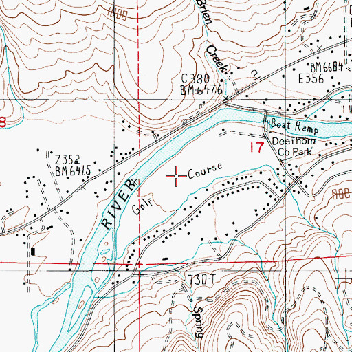 Topographic Map of Forest Creek, OR