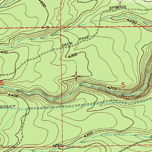 Topographic Map of Pernot Meadow, OR