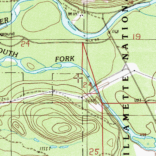 Topographic Map of Strube Dam, OR