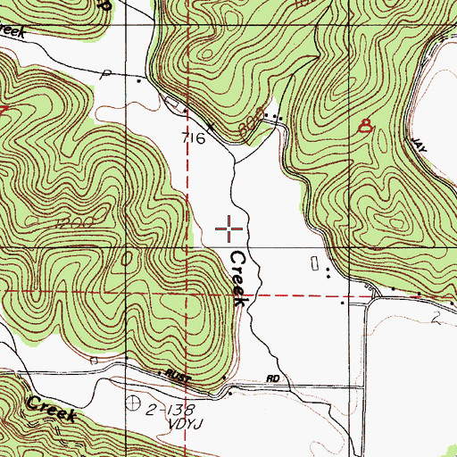 Topographic Map of John Griffith Reservoir, OR