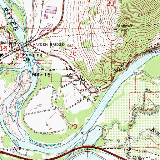 Topographic Map of Summons (historical), OR