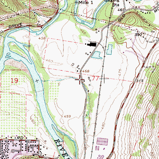 Topographic Map of Yarnell (historical), OR