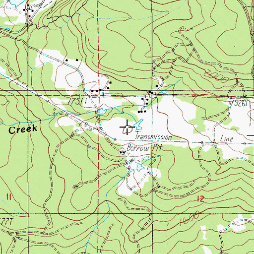 Topographic Map of Pilkens reservoir, OR