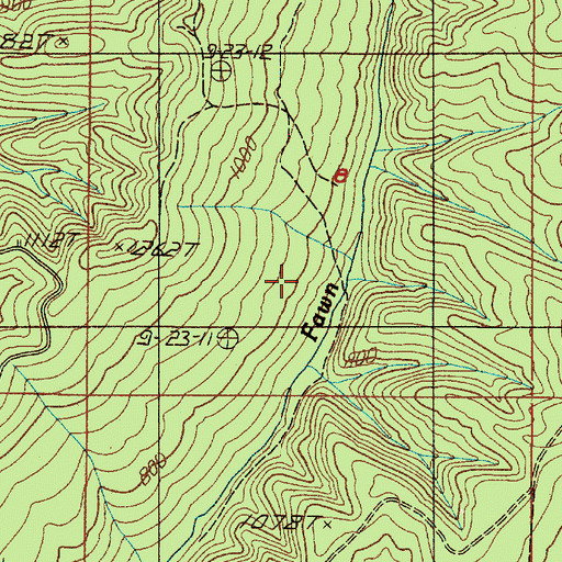 Topographic Map of Health Spring Branch, OR
