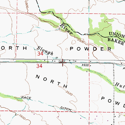 Topographic Map of Mount Carmel (historical), OR