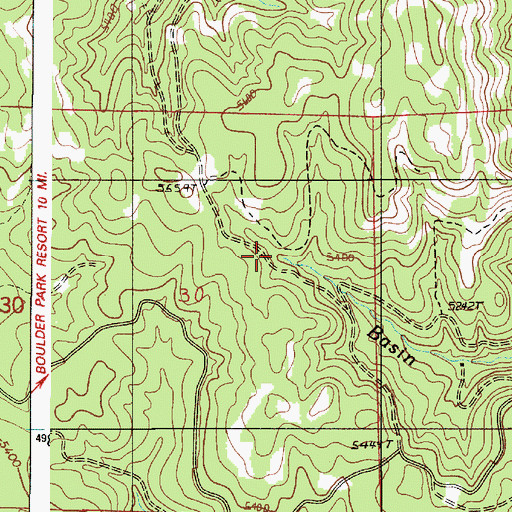 Topographic Map of Steiger Spring, OR