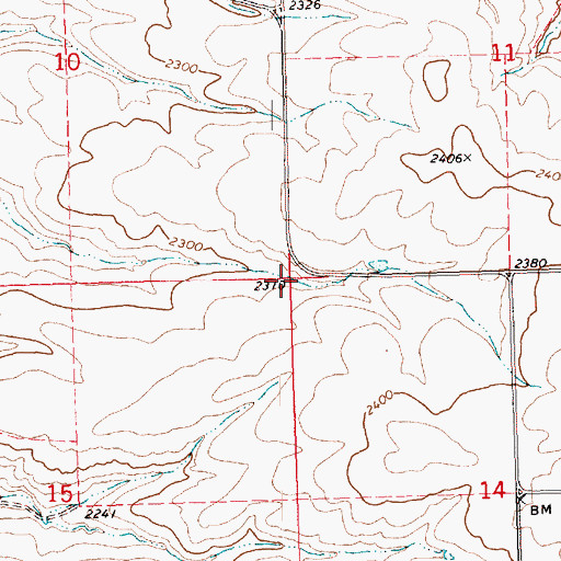 Topographic Map of Boardman (historical), OR