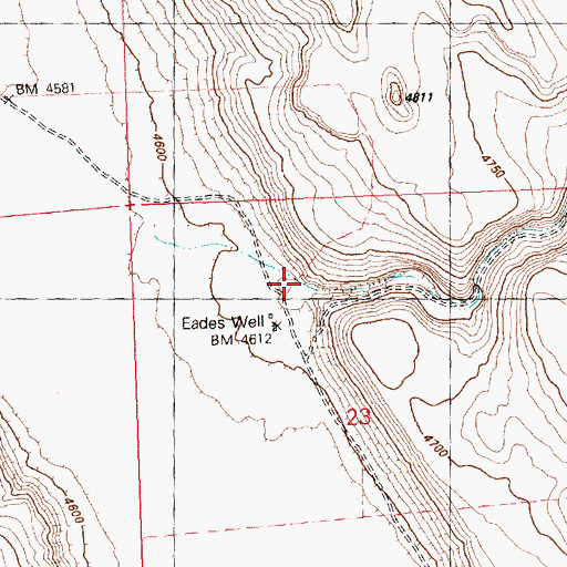 Topographic Map of Black Canyon, OR