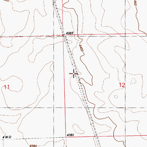 Topographic Map of Sage Plains, OR