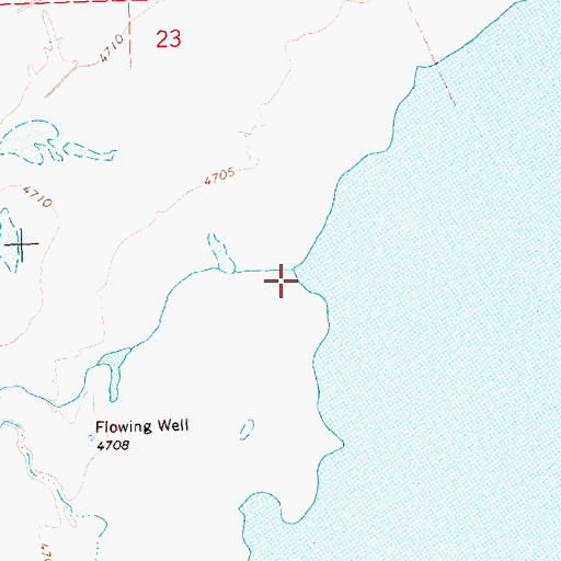 Topographic Map of Cheney Slough, OR