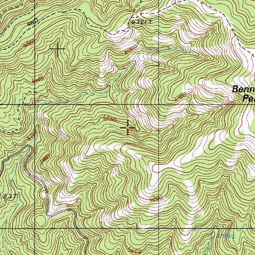 Topographic Map of Mud Spring, OR