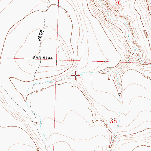 Topographic Map of State Game Reservoir Number Eleven, OR