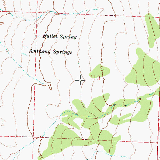 Topographic Map of Wickiup Reservoir, OR