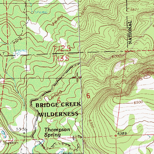 Topographic Map of Lone Reservoir, OR