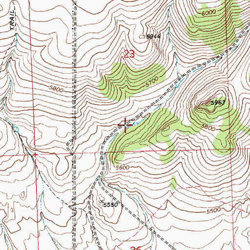Topographic Map of Juniper Reservoir, OR