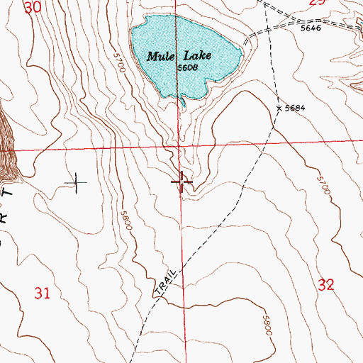 Topographic Map of Sheep Creek Spring, OR