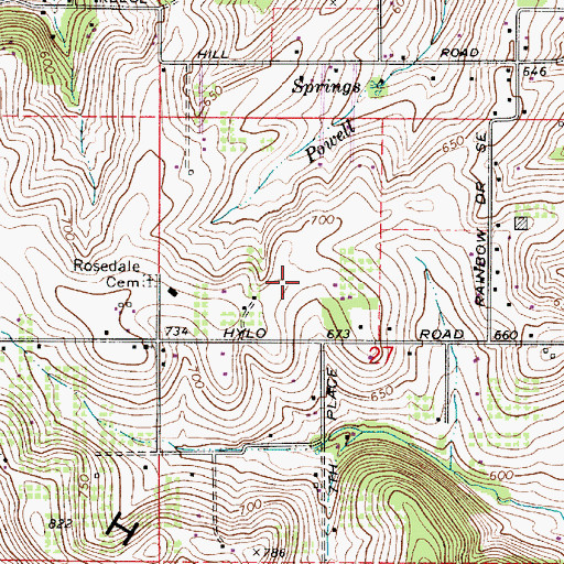 Topographic Map of Wagoner Airport, OR