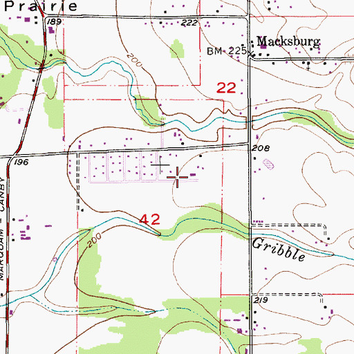 Topographic Map of Workman Airpark, OR