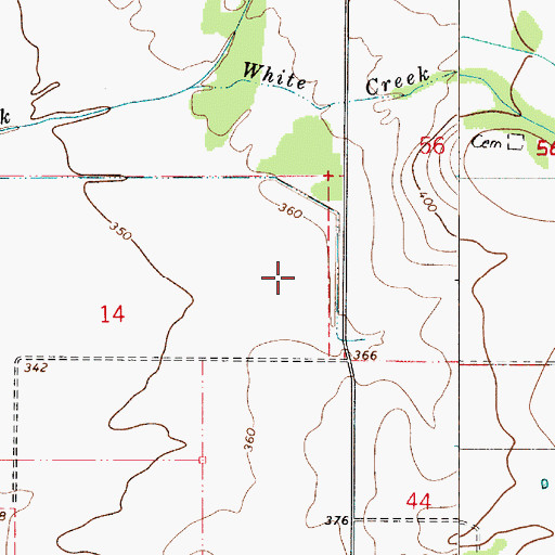Topographic Map of Wrights Airfield (historical), OR