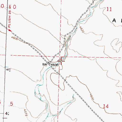 Topographic Map of Sunstone Mine, OR