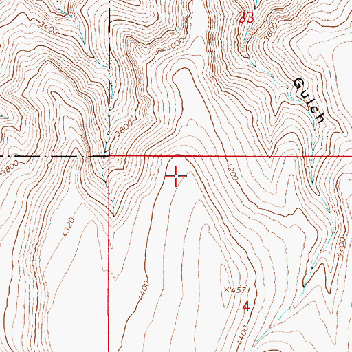Topographic Map of The Tongue, OR