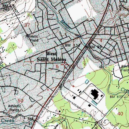 Topographic Map of KOHI-AM, OR