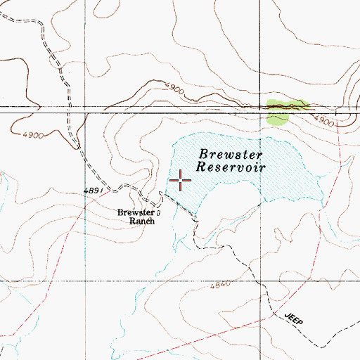 Topographic Map of Stimmel Dam, OR