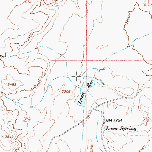 Topographic Map of Mills Dam Number 3, OR