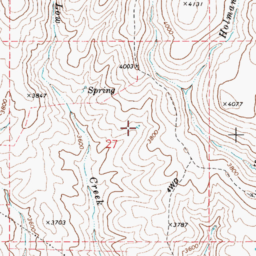 Topographic Map of L Reservoir, OR