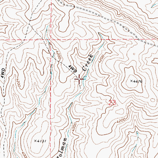 Topographic Map of Wendt Reservoir, OR