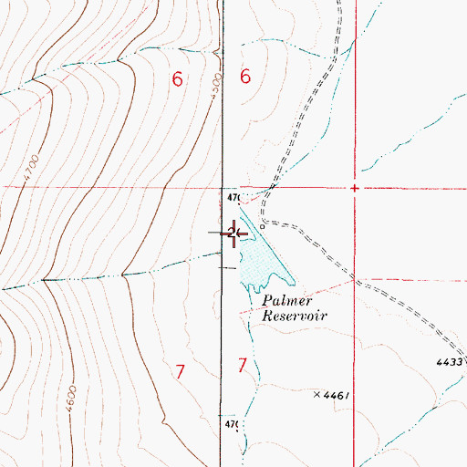 Topographic Map of David Kent Dam, OR