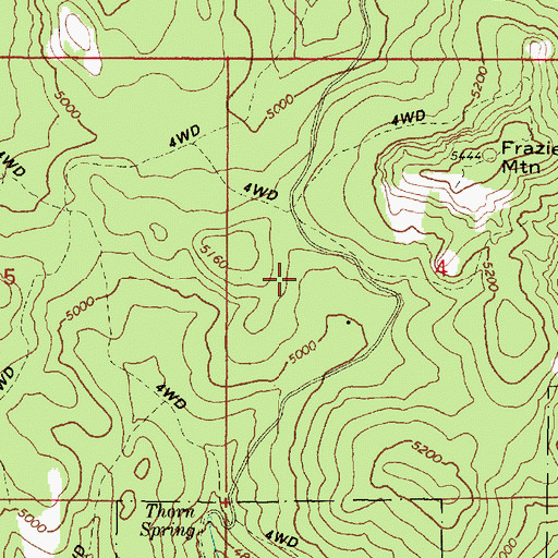 Topographic Map of Boulder Park Resort Airstrip (historical), OR