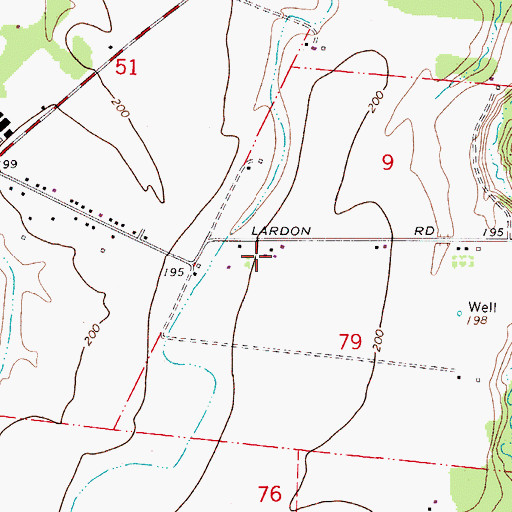 Topographic Map of Fly 'N' W Airport, OR