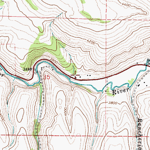 Topographic Map of Denny (historical), OR