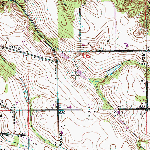 Topographic Map of Sester Reservoir Number 1, OR