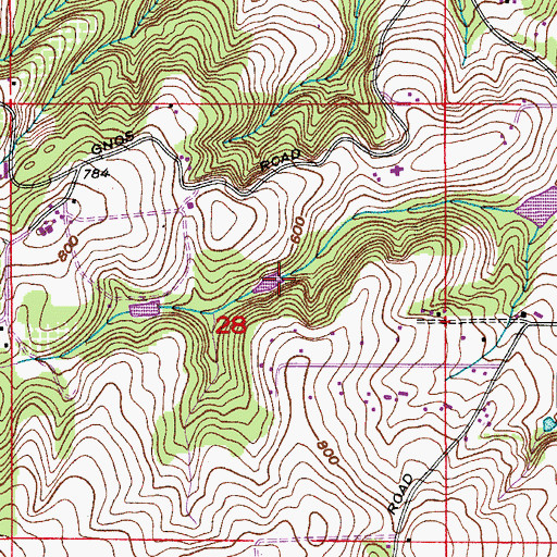 Topographic Map of Pierson Dam, OR