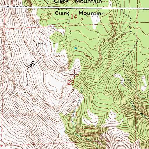 Topographic Map of Lynch Spring, OR
