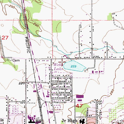 Topographic Map of Silverfalls Timber Company Dam, OR