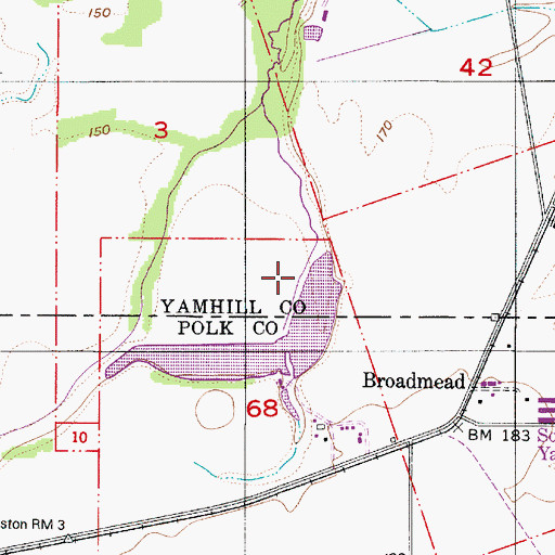 Topographic Map of Lillie Walker Irrigation Pond Dam, OR