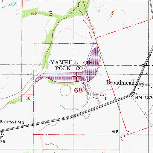 Topographic Map of Lillie Walker Irrigation Pond, OR