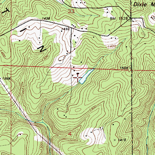 Topographic Map of Howard Schmidt Reservoir, OR